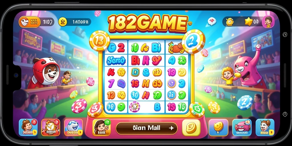 Tampilan gameplay Bingo yang seru dan menantang di 182GAME.