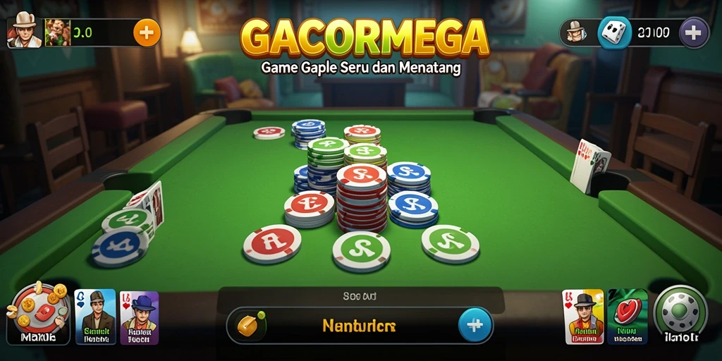 Tampilan gameplay GACORMEGA yang seru dan mendebarkan.
