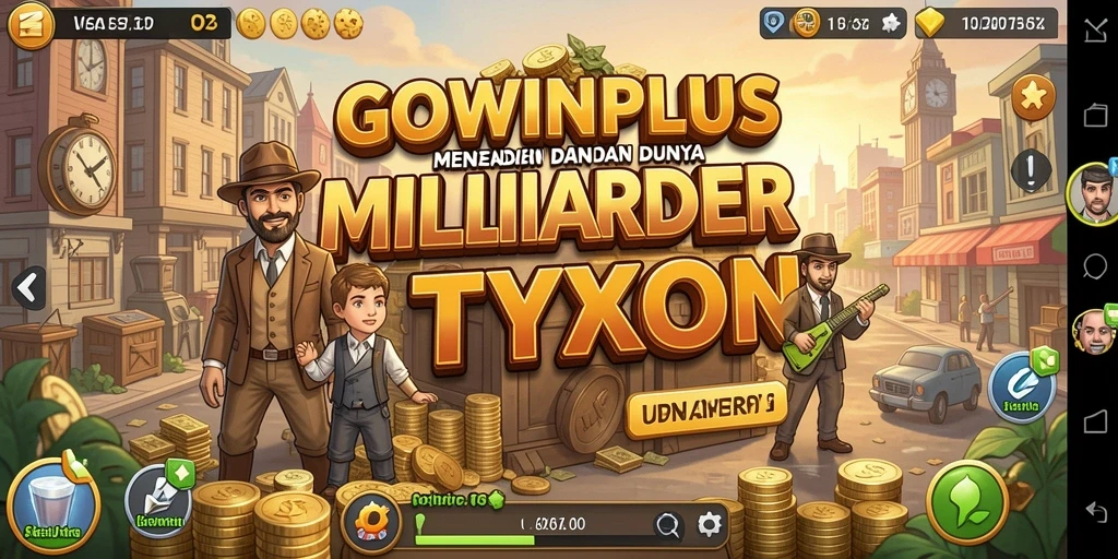 Tampilan gameplay <strong>GOWINPLUS</strong> yang menarik dan penuh strategi Tycoon.