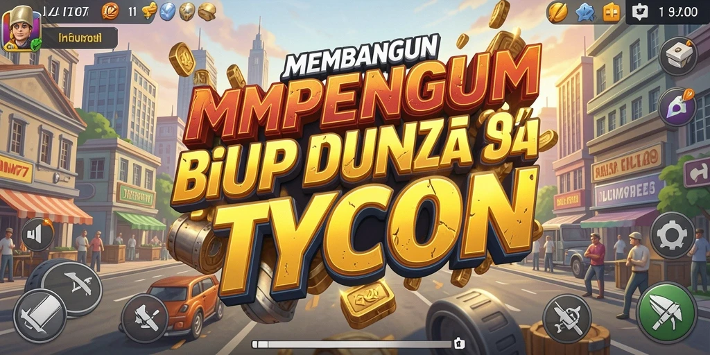 Tampilan gameplay menarik JARUM77 dengan elemen Tycoon yang seru.