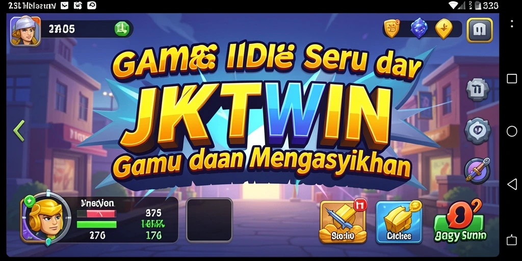 Screenshot menunjukkan gameplay JKTWIN yang menakjubkan dan menarik.
