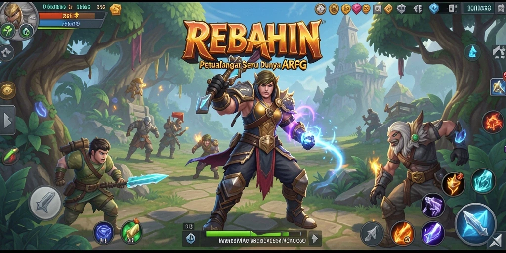 Gameplay seru dan menawan di dunia ARPG REBAHIN.