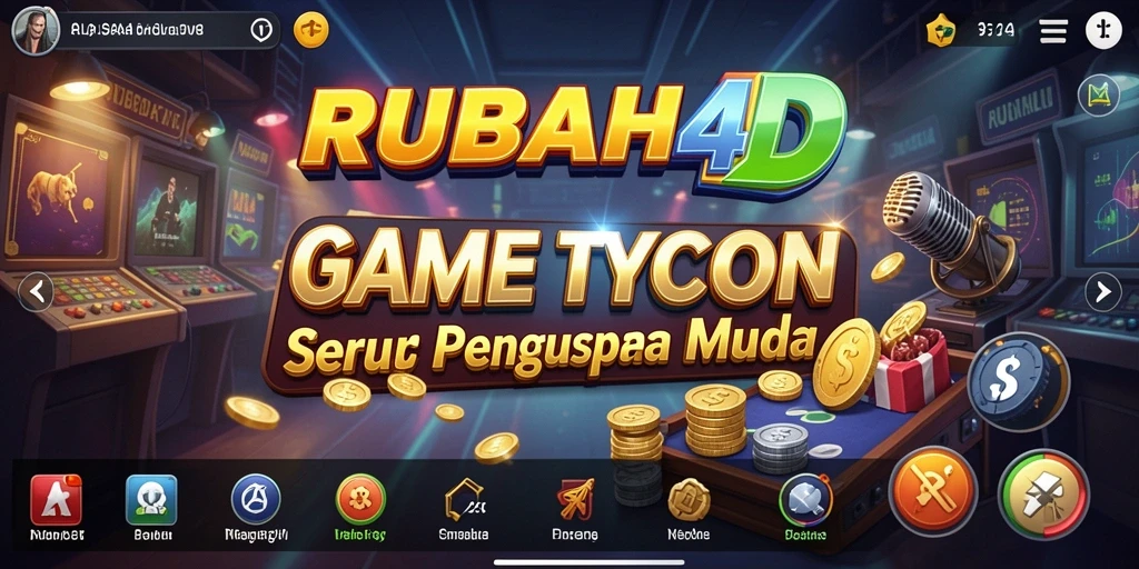 Tampilan gameplay menampilkan strategi bisnis yang menegangkan.