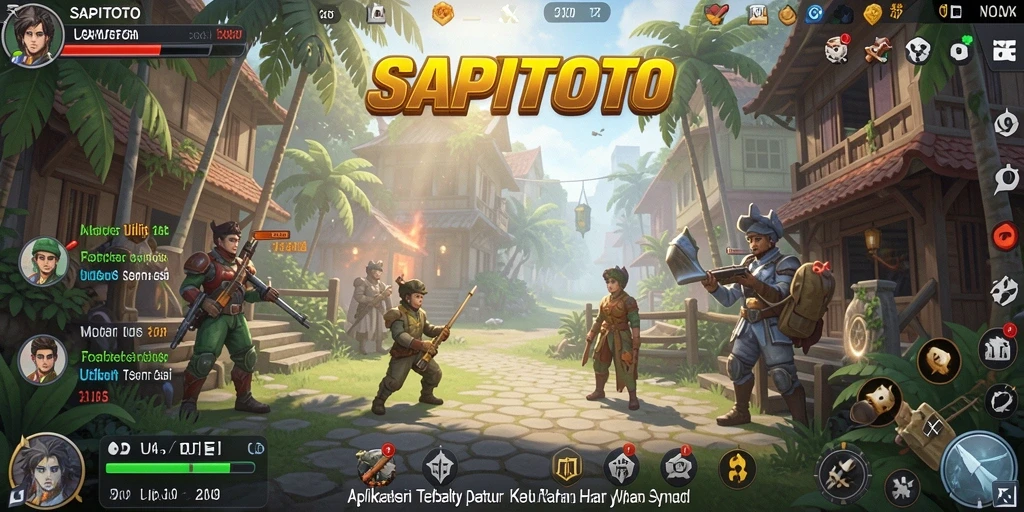 Screenshot SAPITOTO menampilkan antarmuka aplikasi Utility yang bersih dan fungsional.