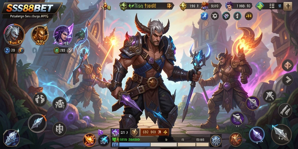 Tampilan gameplay menarik dari SS88BET di dunia ARPG.