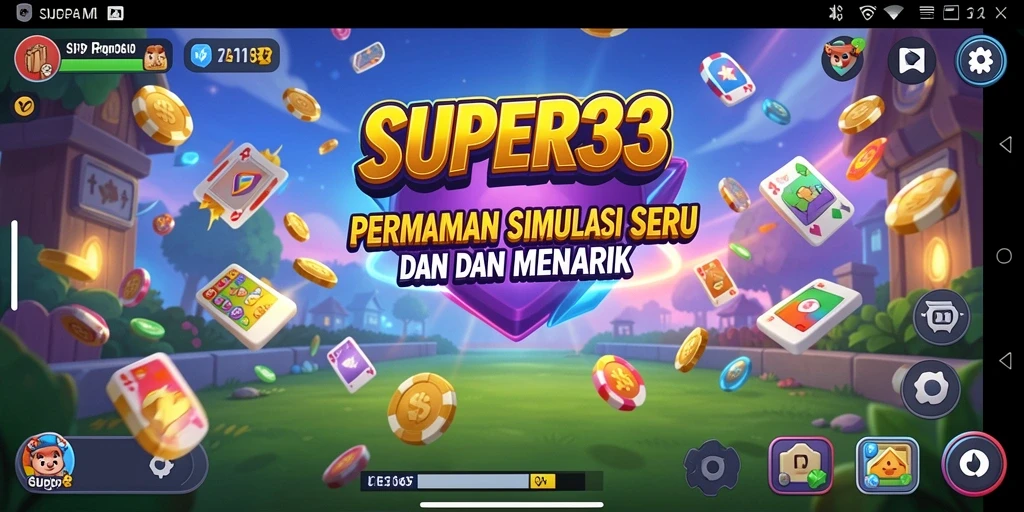 Tampilan gameplay <strong>SUPER33</strong> yang menarik dan interaktif.