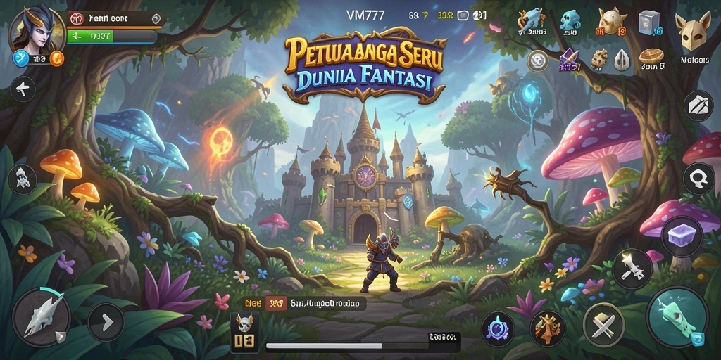 Screenshot gameplay VM777 menampilkan aksi petualangan seru dan karakter yang menarik.